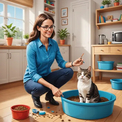 Питомцы: Лоток/туалет — как приучить и что делать, если “мимо”