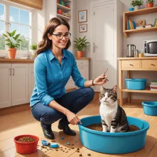 Питомцы: Лоток/туалет — как приучить и что делать, если “мимо”